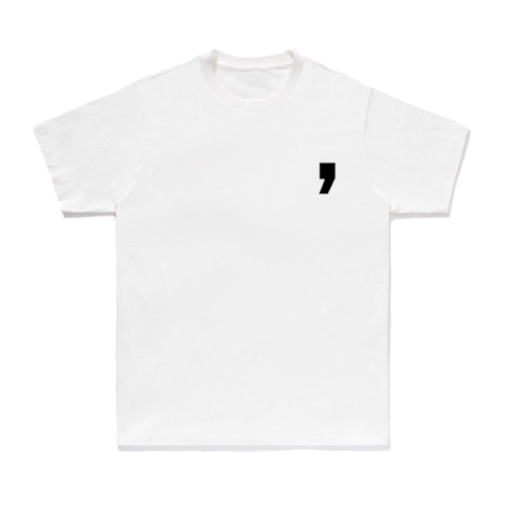 Comma T-Shirt White The Push – Comma