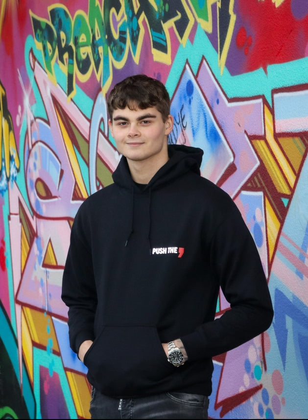 Box Logo Hoodie Black