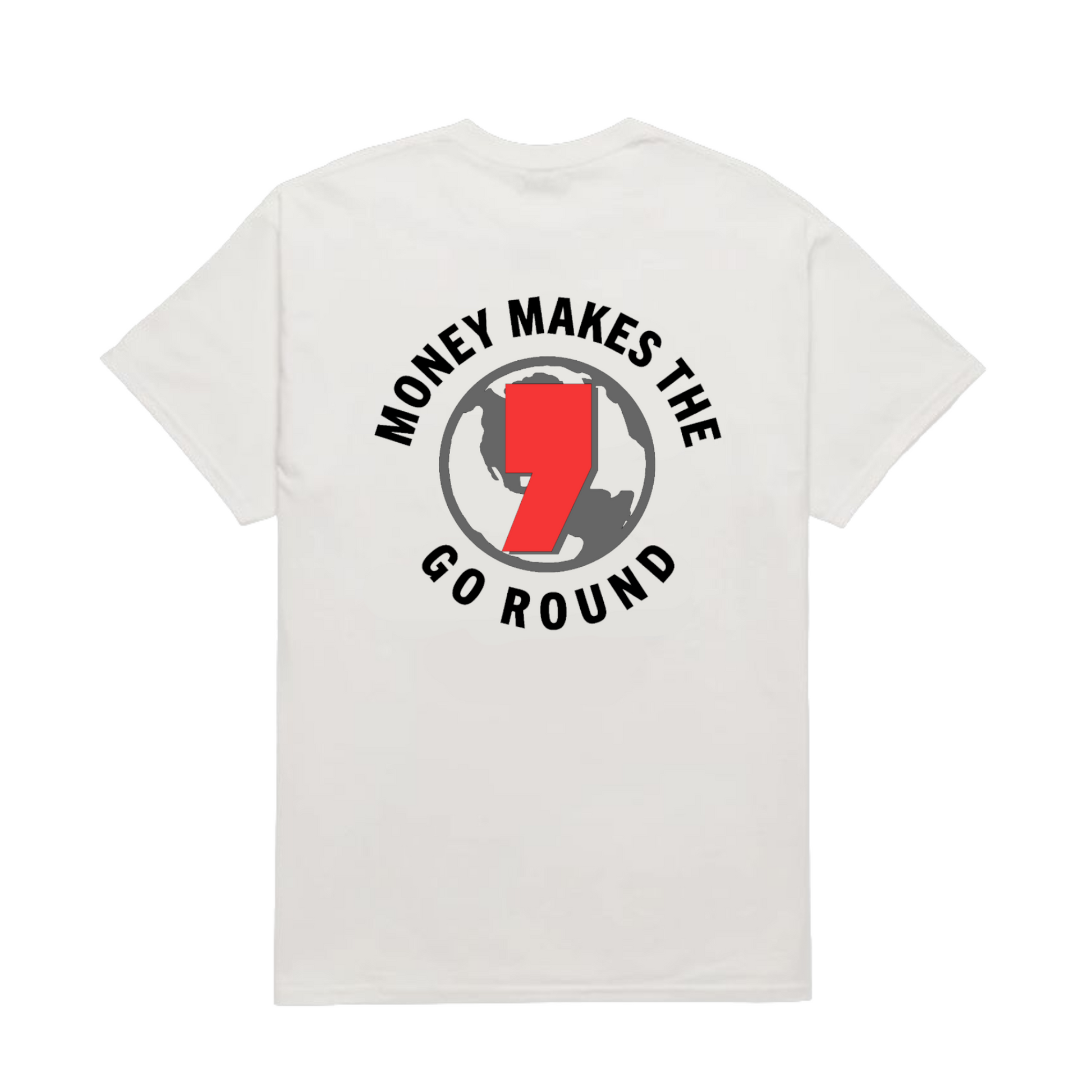 -PRE-ORDER- World Design T-Shirt White Push The Comma