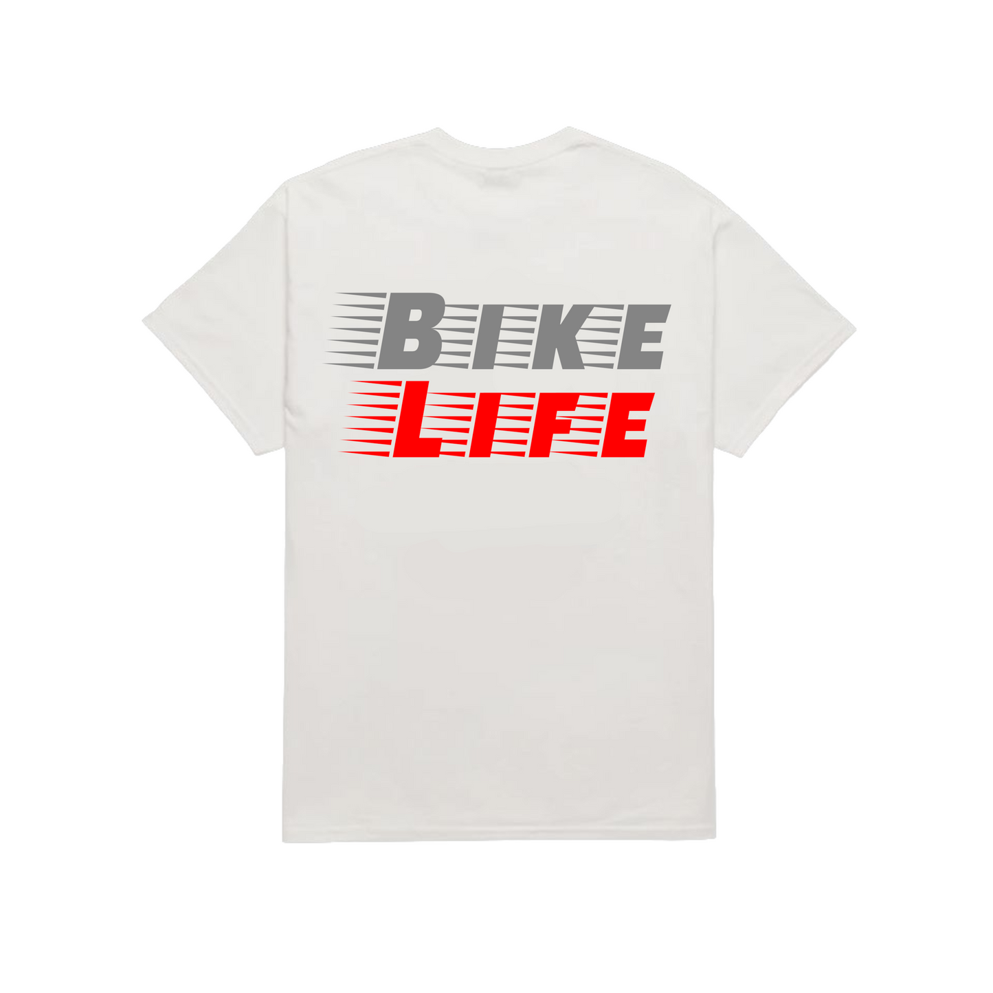 Reflective Bike Life T-Shirt White