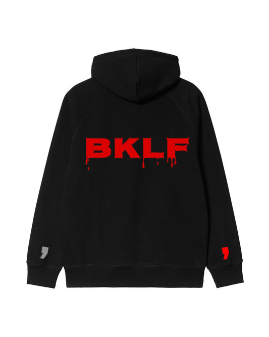 Red BKLF Hoodie Black