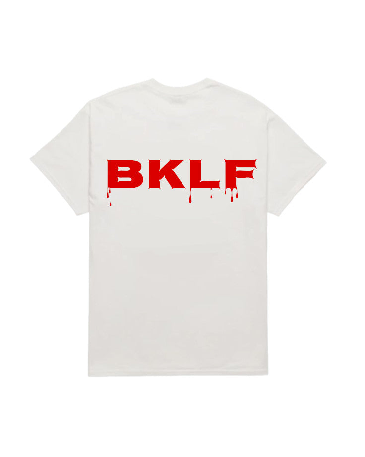 Red BKLF T-Shirt White