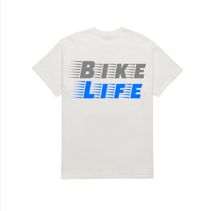 Reflective Bike Life T-Shirt White