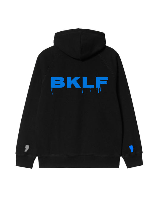 Blue BKLF Hoodie Black