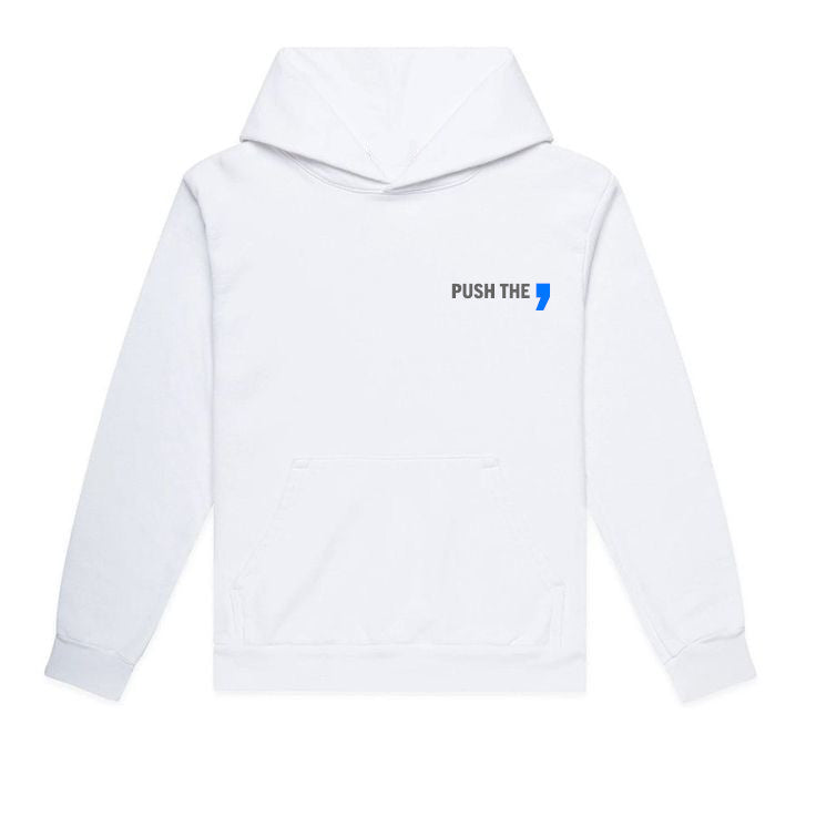 Blue BKLF Hoodie White